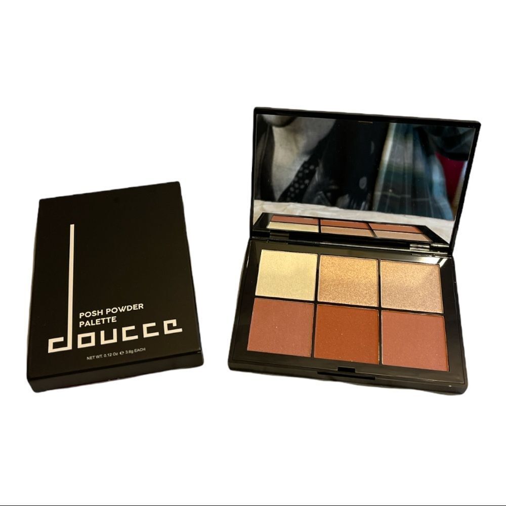 Doucce Posh Powder Palette Blush and Highlighter 6 Colors Full Size New In Box - Picture 2 of 8